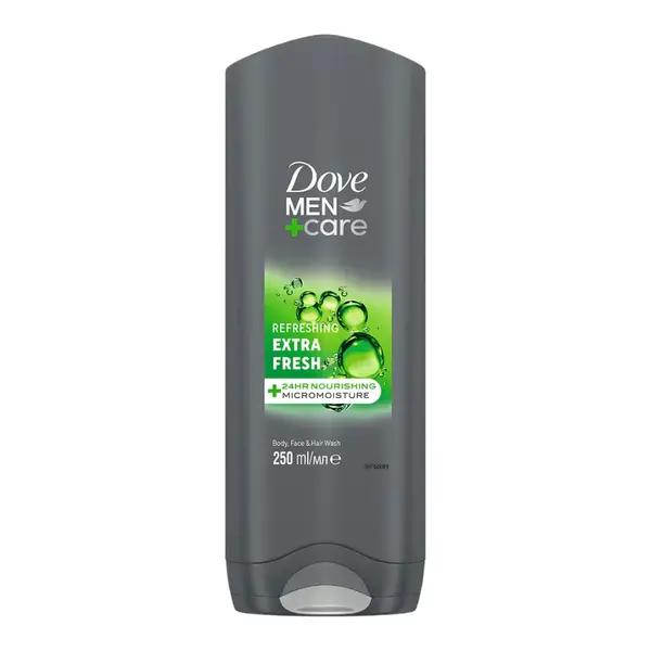 Dove Gel de dus, Barbati, 250 ml, Men+Care Extra Fresh