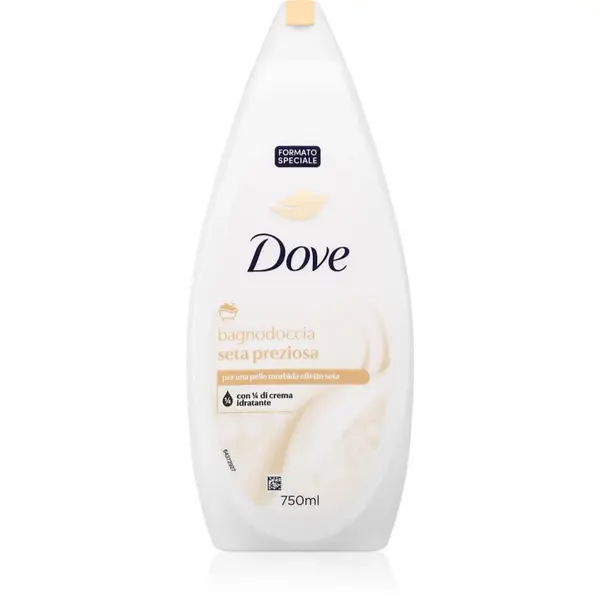 Dove Precious Silk Shower Gel gel de duș pentru piele neteda si delicata 750 ml