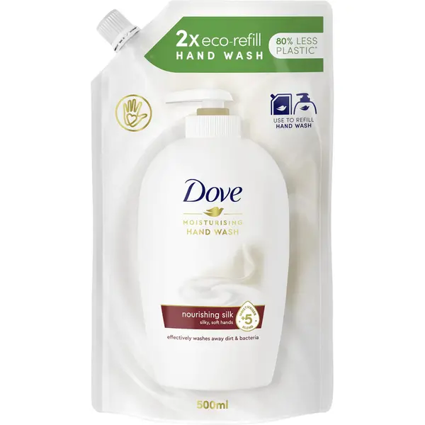 Dove Rezerva sapun crema lichid, 500 ml, Nourishing Silk