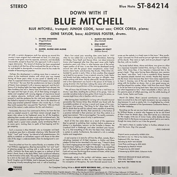 Down With It - Vinyl | The Blue Mitchell Quintet