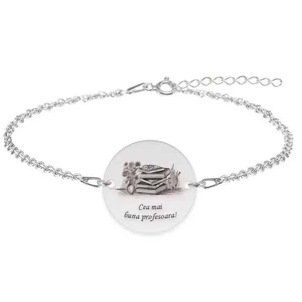 Doxa - Bratara personalizata profesoara din argint 925