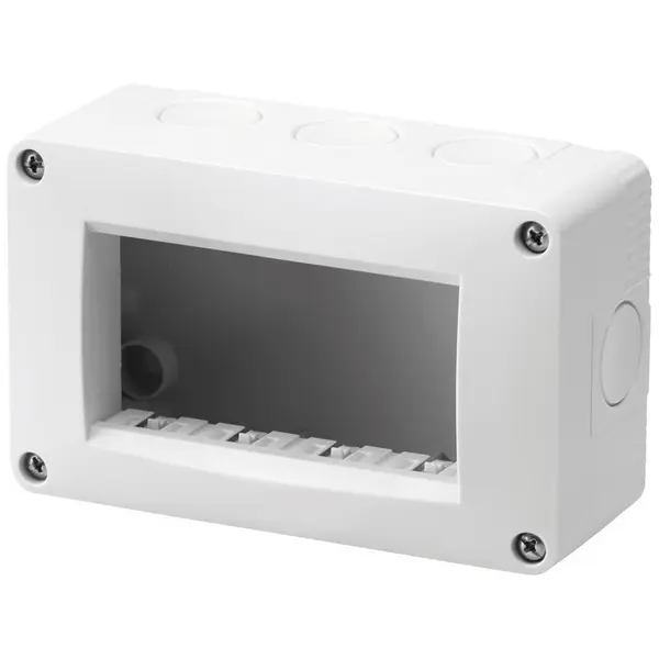 Doza aparenta 4 module IP40 gri Gewiss Chorus GW16504