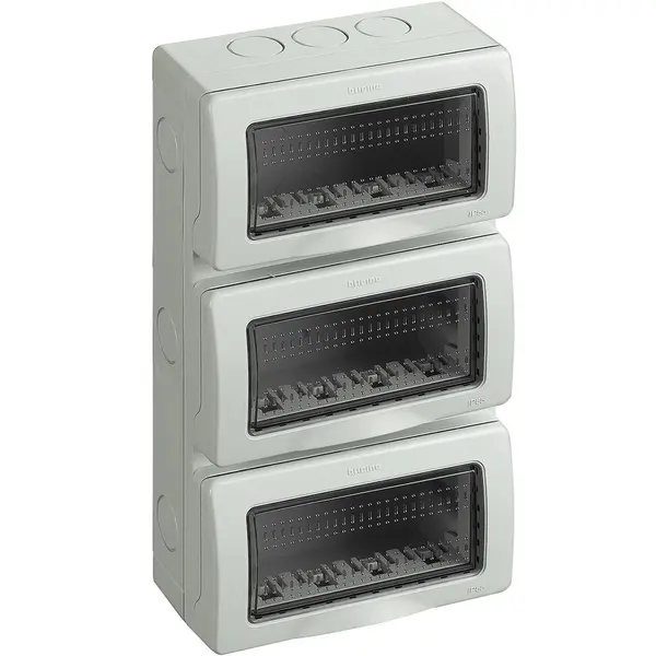 Doza aplicata IP55 12 module (4+4+4) Vert Matix Bticino 25512V