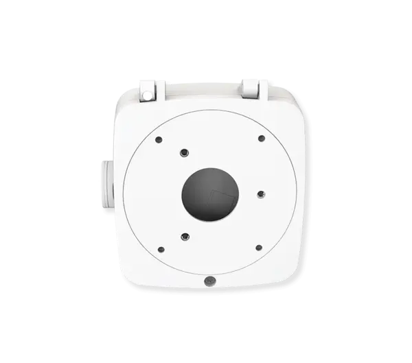 Doza conexiuni Milesight A63 pentru camere Mini Bullet si Motorized Bullet, aluminiu, montaj perete/tavan, 134 x 126 x 40 mm