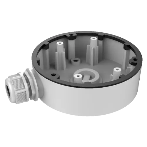 Doză conexiuni pentru cameră dome, aliaj aluminiu, Ø120 mm, Hikvision DS-1280ZJ-DM46