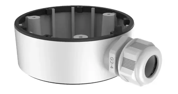 Doza de conexiuni rotunda, aluminiu, diametru montaj 111mm, Hikvision DS-1280ZJ-TR13