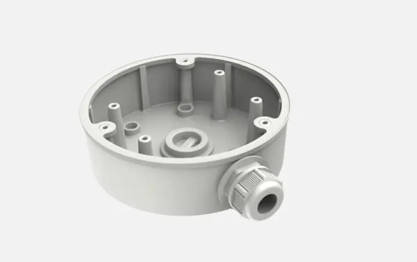 Doză de jonctiune pentru camere dome Hikvision, aliaj de aluminiu, Ø137 mm, DS-1280ZJ-PT6