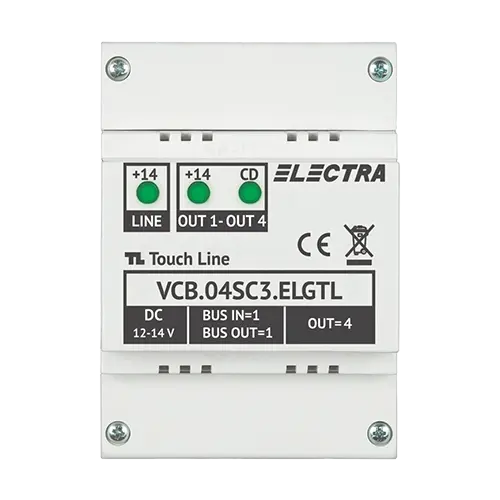 Doza derivatie video 4 iesiri - ELECTRA VCB.04SC3.ELGTL