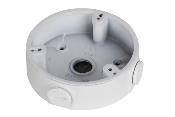 Doza rotunda de jonctiune pentru camere dome, aliaj aluminiu, diametru montaj 114.8 mm, grosime doza 32mm, Safer SAF-PFA136