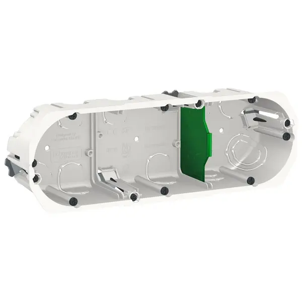 Doza ST rotunda 3 posturi 67x50 a=50mm Schneider Noua Unica IMT35935