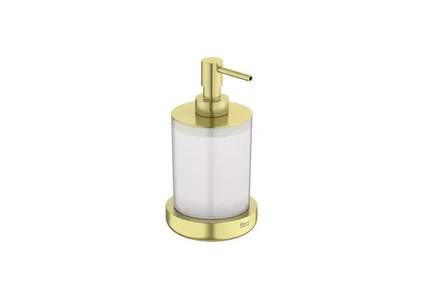 Dozator baie Roca Tempo A817026VA0, pe blat, 300 ml, metal/sticla, mat, Alama