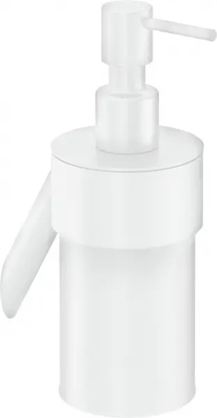 Dozator de sapun, 250 ml, alb, montare pe perete, Deante Silia