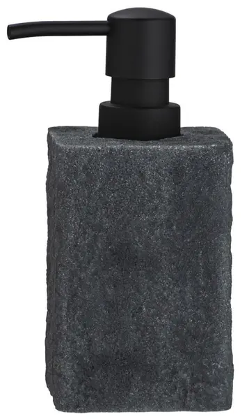 Dozator de săpun lichid Wenko - Villata, 300ml, 7 x 15 x 7 cm, gri