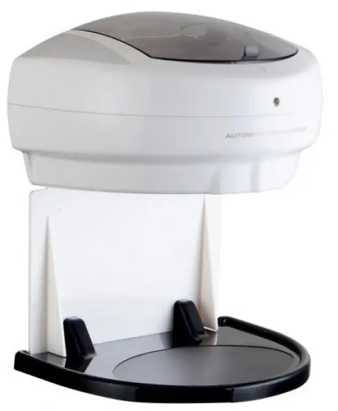 Dozator vertical pentru săpun lichid și dezinfectant Inter Ceramic – Alb, 450 ml