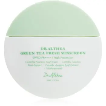 Dr. Althea Green Tea Fresh Sunscreen crema de soare pentru fata cu efect calmant