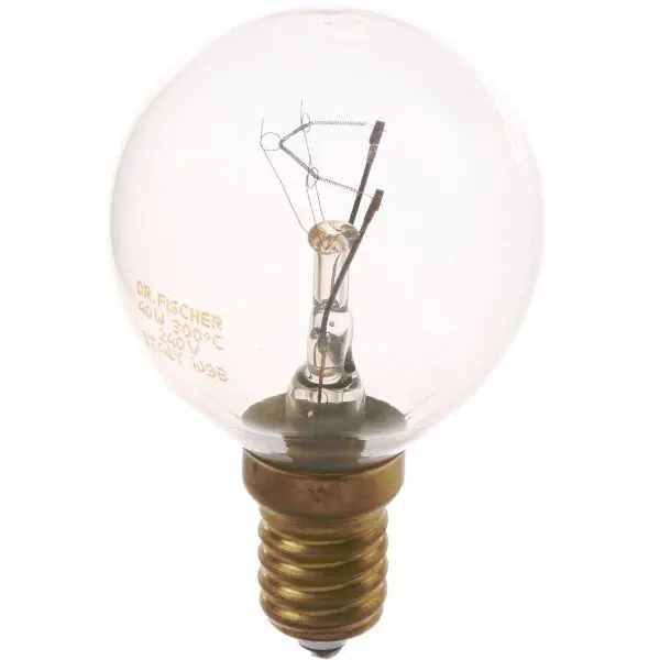 Dr. Fischer Bec Dr. Fischer 357154 - 00057874, Pentru cuptoare incorporabile BOSCH, 40W, E14, 240V CL, 2700K, Clasa G, Lungime 7.8cm
