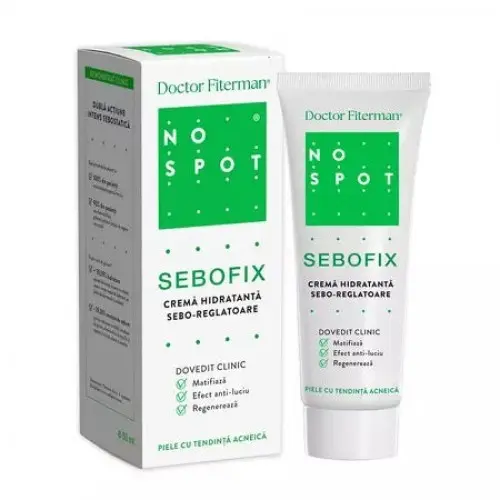 Dr. Fiterman No Spot Sebofix crema hidratanta seboreglatoare, 50ml Zephyr Labs
