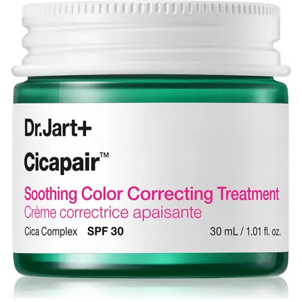 Dr. Jart+ Cicapair™ Soothing Color Correcting Treatment Crema intensiva impotriva inrosirii pielii. SPF 30 30 ml