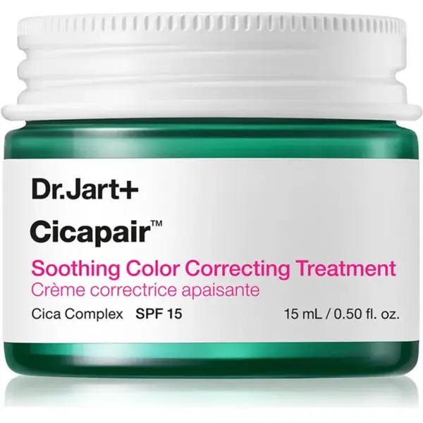 Dr. Jart+ Cicapair™ Soothing Color Correcting Treatment SPF 30 Crema intensiva impotriva inrosirii pielii. SPF 30 15 ml