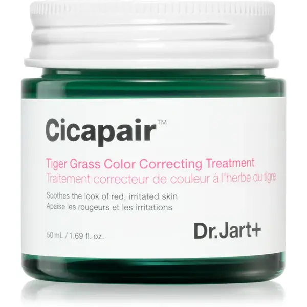 Dr. Jart+ Cicapair™ Tiger Grass Color Correcting Treatment Crema intensiva impotriva inrosirii pielii. 50 ml