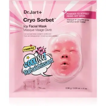 Dr. Jart+ Cryo Sorbet Icy Facial Mask masca hidratanta cu efect racoritor