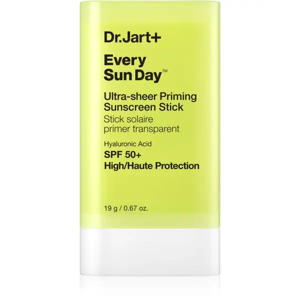 Dr. Jart+ Every Sun Day™ Ultra-Sheer Priming Sunscreen Stick SPF50 cremă pentru plaja stick 19 g