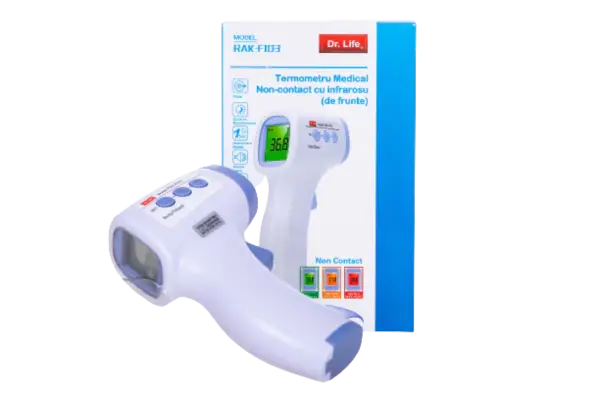 Dr. Life Termometru Medical Non-Contact cu infrarosu (de frunte) RAK-FI03