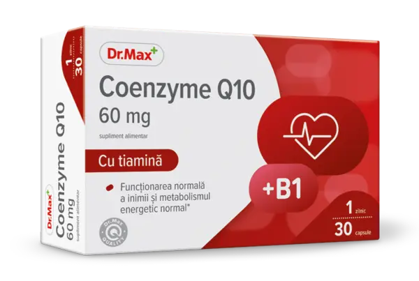 Dr. Max Coenzima Q10 60mg, 30 capsule moi