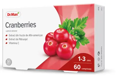 Dr. Max Cranberries, 60 comprimate