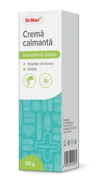 Dr. Max Crema calmanta cu acetotartrat de aluminiu, 110g