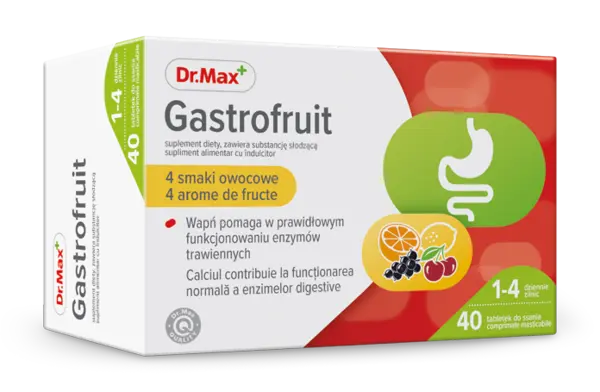 Dr. Max Gastrofruit, 40 comprimate masticabile