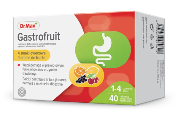 Dr. Max Gastrofruit, 40 comprimate masticabile