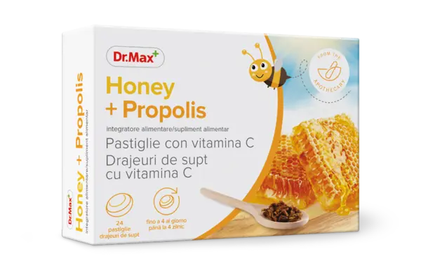 Dr. Max Honey&Propolis, 24 drajeuri
