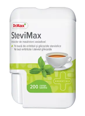 Dr. Max Indulcitor SteviMax, 200 comprimate