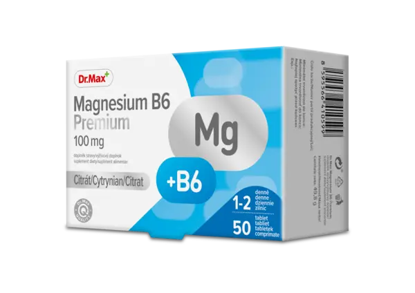 Dr. Max Magnesium B6 Premium, 50 comprimate