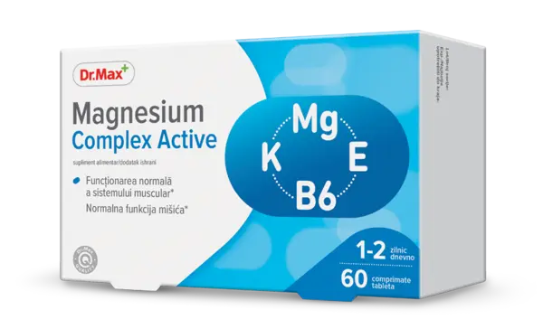 Dr. Max Magnesium Complex Active, 60 comprimate filmate