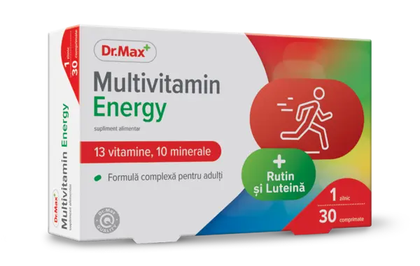 Dr. Max Multivitamin Energy, 30 comprimate