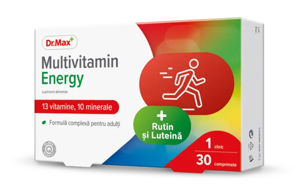 Dr. Max Multivitamin Energy, 30 comprimate