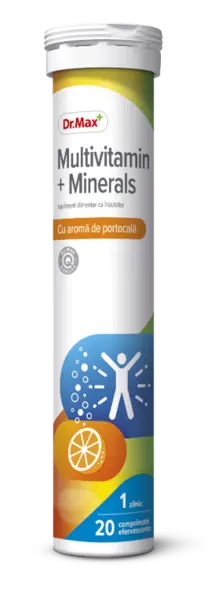 Dr. Max Multivitamine si minerale, 20 comprimate efervescente