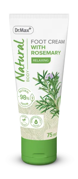 Dr. Max Natural Crema pentru picioare cu rozmarin, 75ml