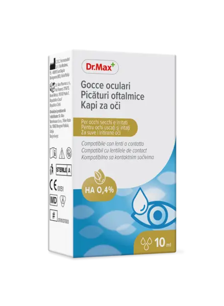 Dr. Max Picaturi oftalmice 0.4% HA, 10ml