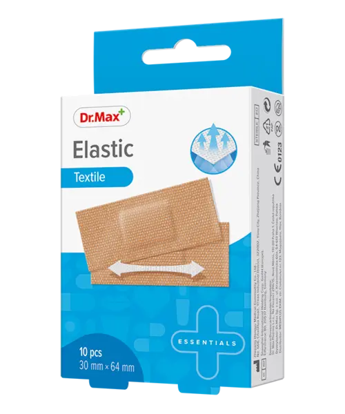 Dr. Max Plasture elastic 30 x 64mm, 10 bucati