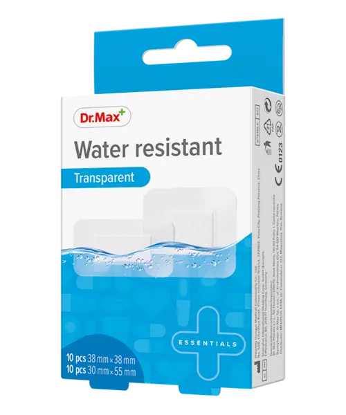 Dr. Max Plasturi rezistenti la apa 38 x 38mm, 10 bucati + 30 x 55mm, 20 bucati