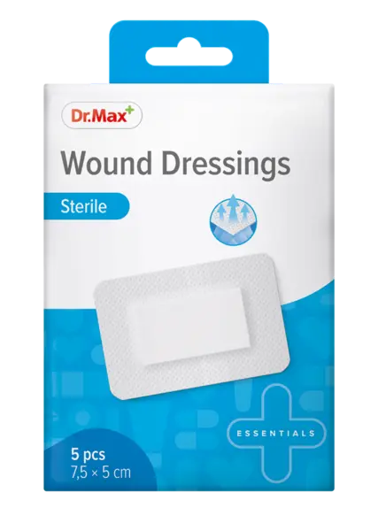 Dr. Max Plasturi sterili 7,5 x 5cm, 5 bucati
