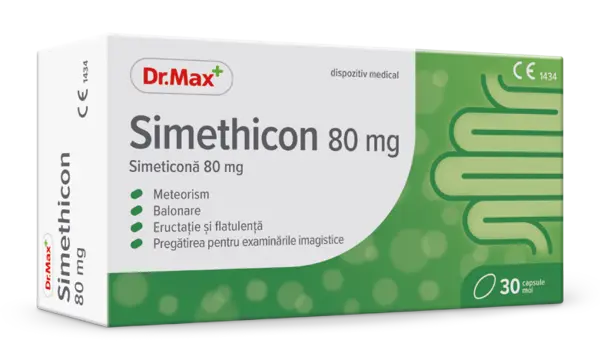 Dr. Max Simeticona 80mg, 30 capsule moi