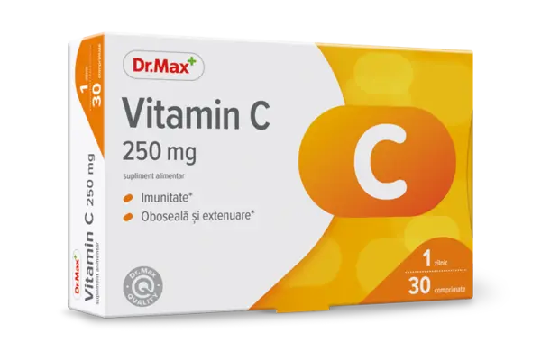 Dr. Max Vitamin C 250mg, 30 comprimate filmate