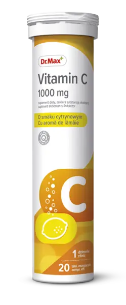 Dr. Max Vitamina C 1000mg, 20 comprimate efervescente