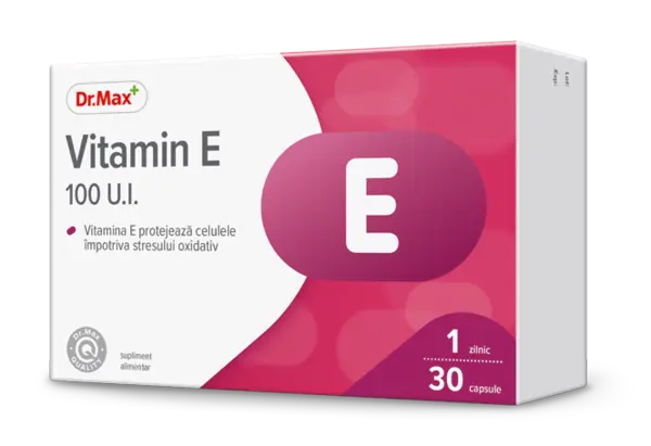 Dr. Max Vitamina E 100UI, 30 capsule
