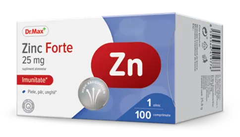 Dr. Max Zinc Forte 25mg, 100 comprimate filmate
