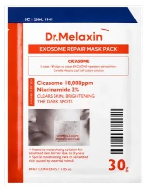 Dr. Melaxin Mască facială pe foaie Exosome Repair, 30 g